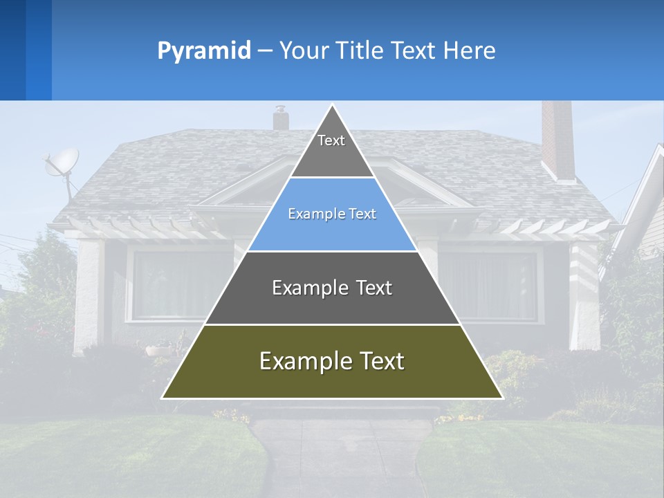 Globe Black House PowerPoint Template