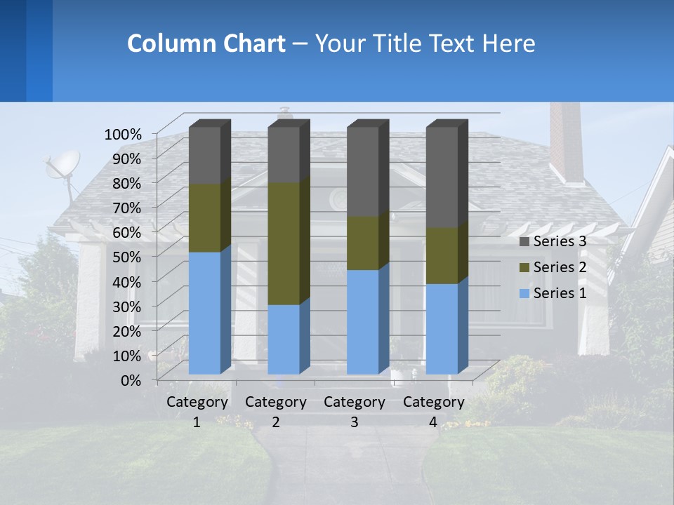 Globe Black House PowerPoint Template