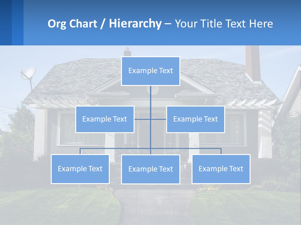 Globe Black House PowerPoint Template
