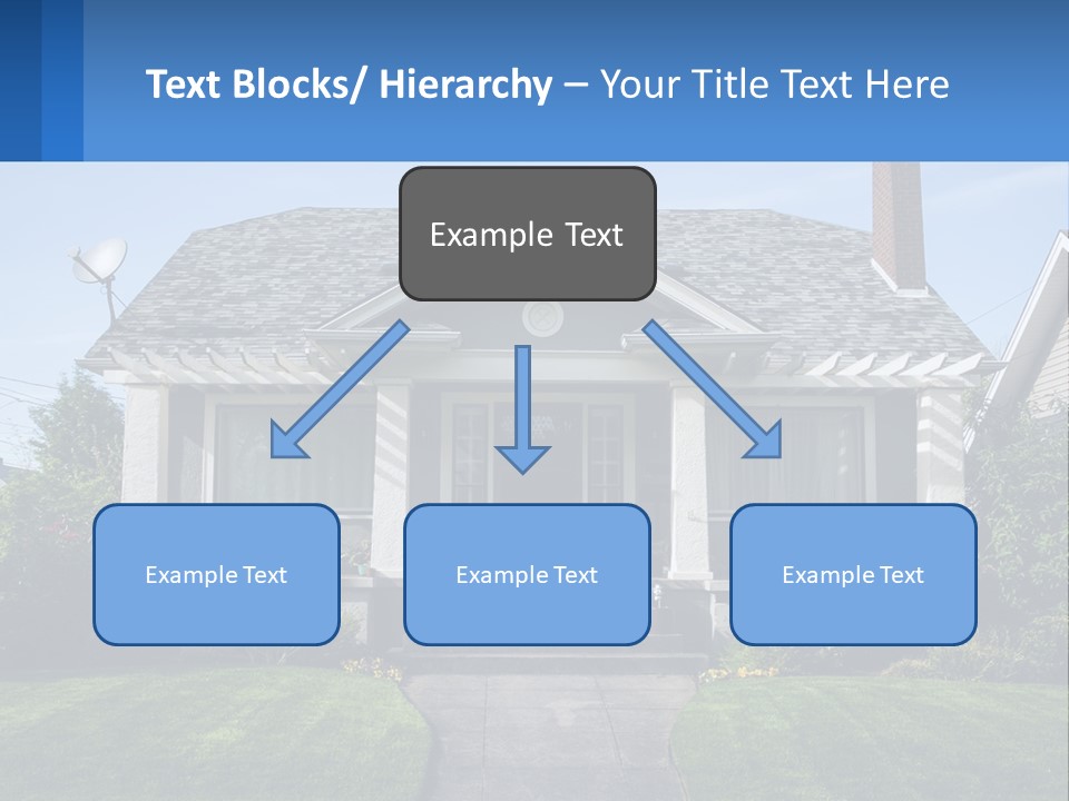 Globe Black House PowerPoint Template