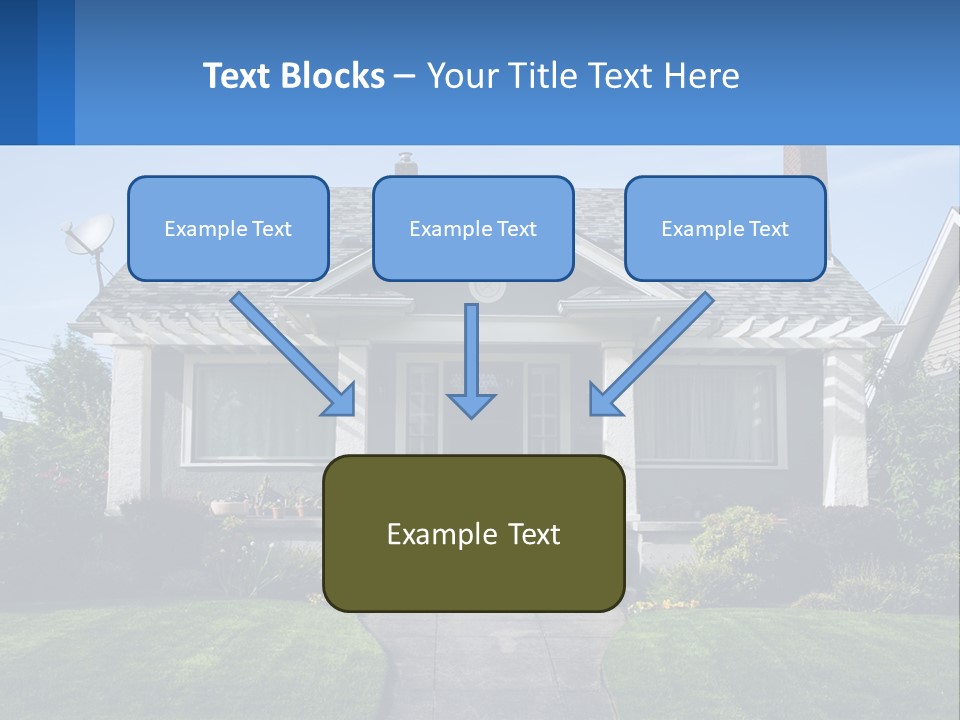 Globe Black House PowerPoint Template