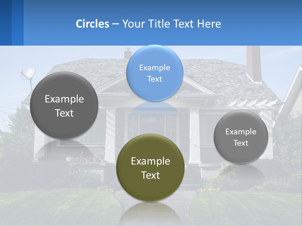 Globe Black House PowerPoint Template