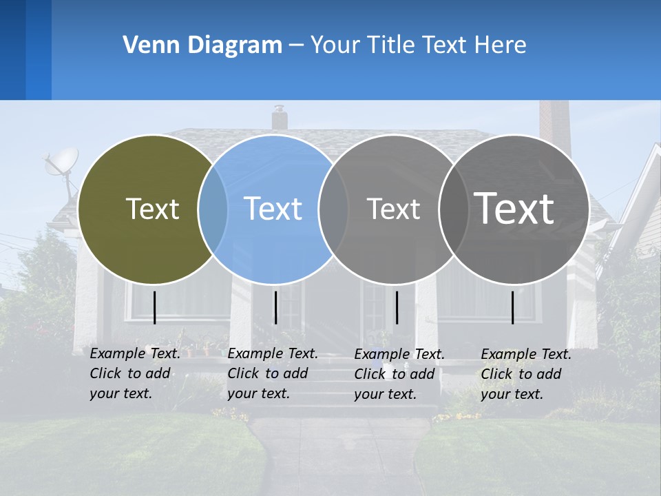 Globe Black House PowerPoint Template
