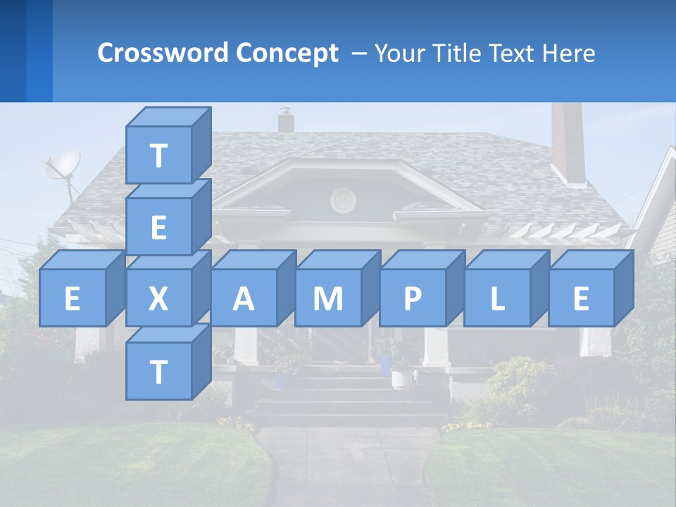 Globe Black House PowerPoint Template