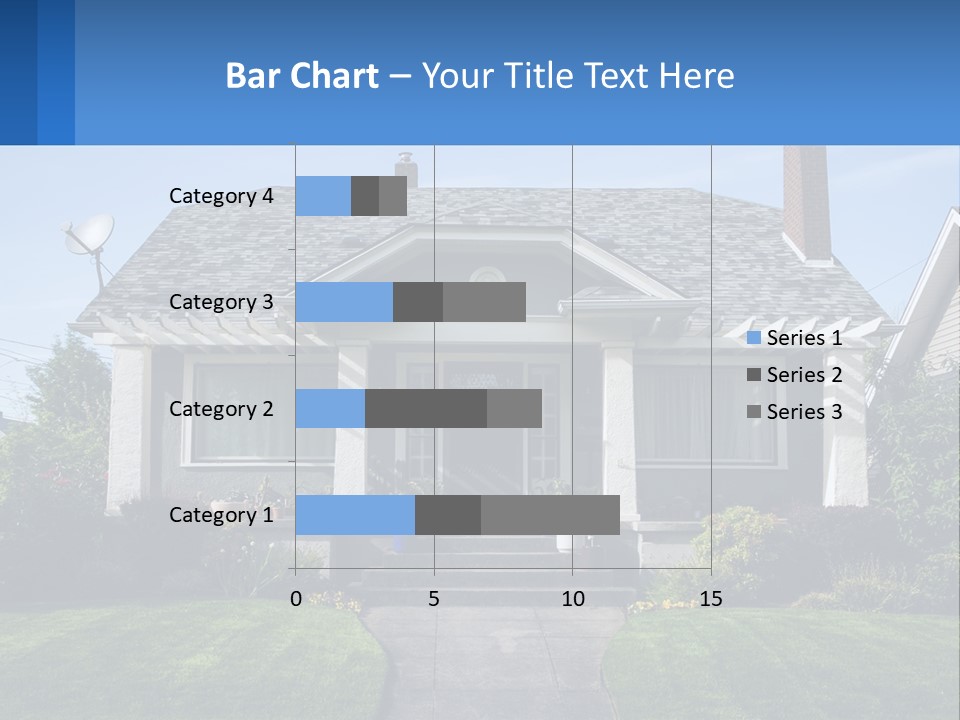 Globe Black House PowerPoint Template