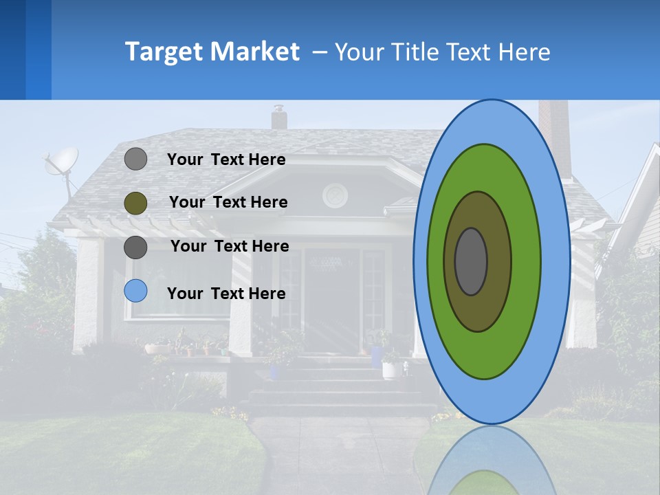 Globe Black House PowerPoint Template