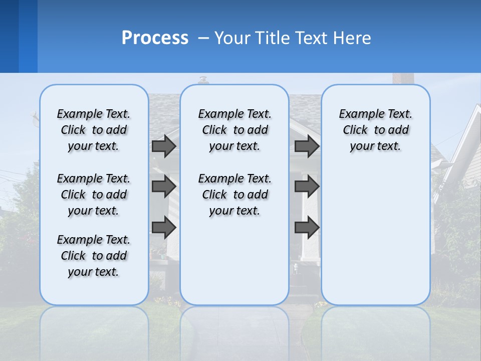 Globe Black House PowerPoint Template