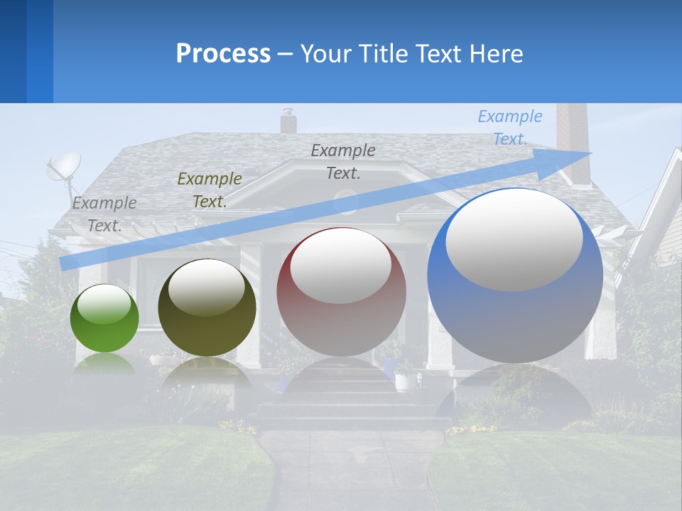 Globe Black House PowerPoint Template