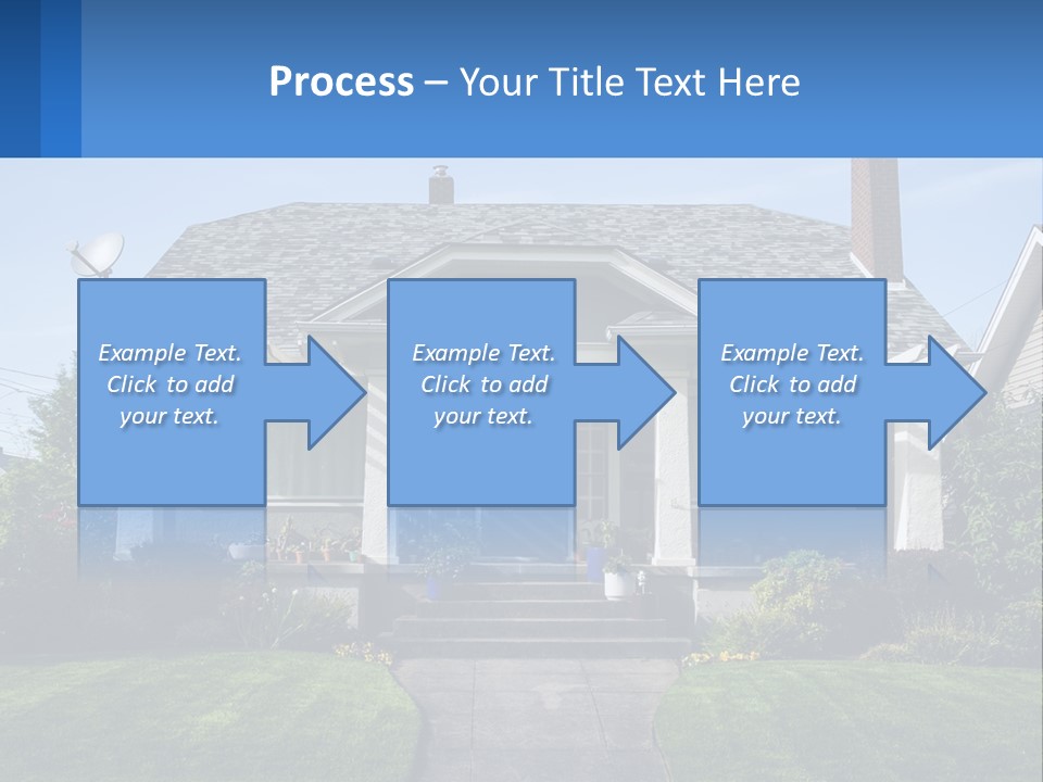 Globe Black House PowerPoint Template