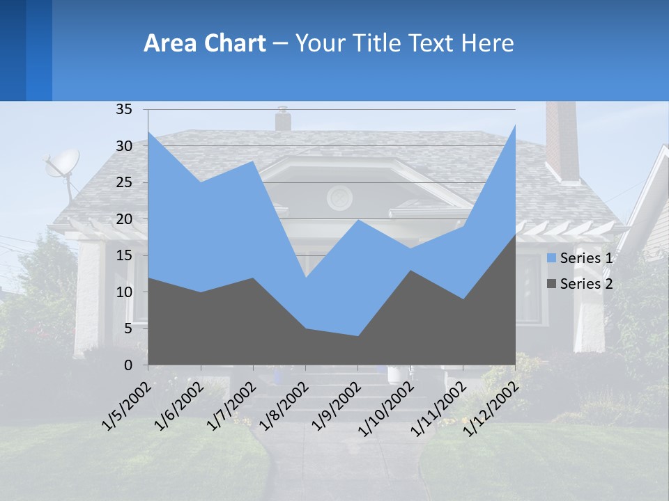 Globe Black House PowerPoint Template