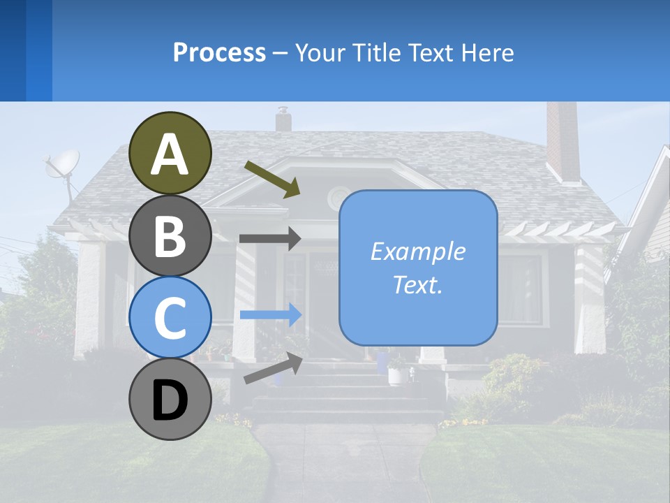 Globe Black House PowerPoint Template