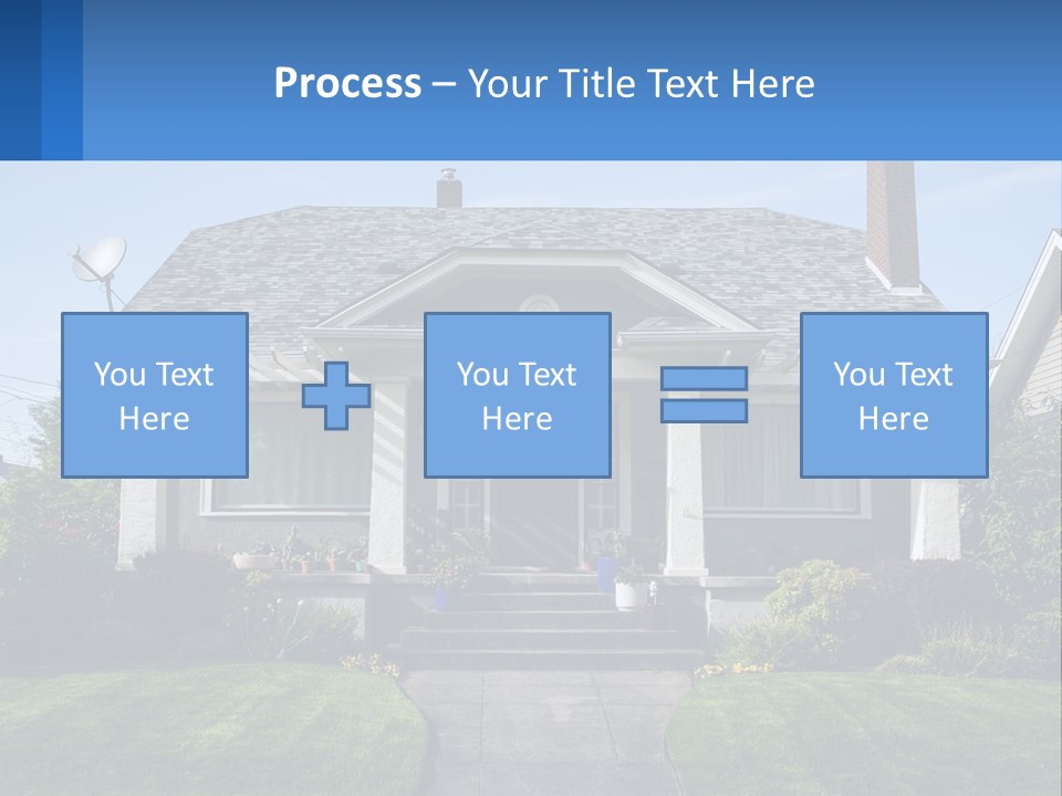 Globe Black House PowerPoint Template