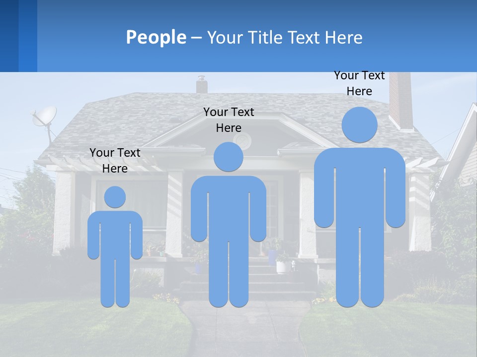 Globe Black House PowerPoint Template