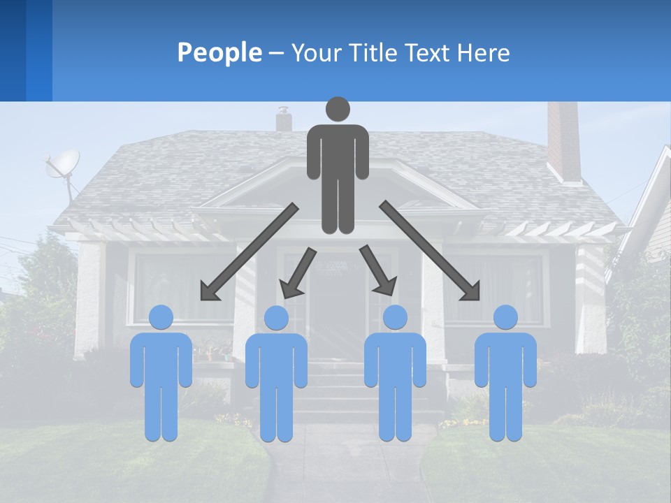 Globe Black House PowerPoint Template