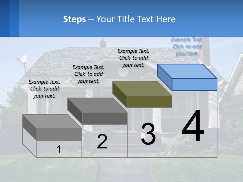 Globe Black House PowerPoint Template