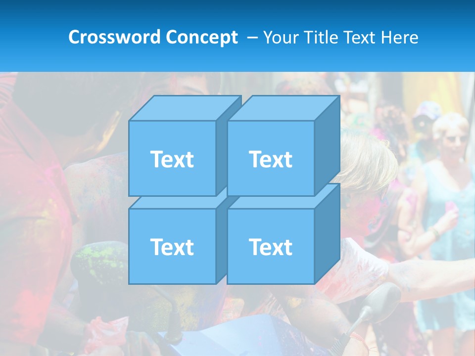 Construction Ball Square PowerPoint Template