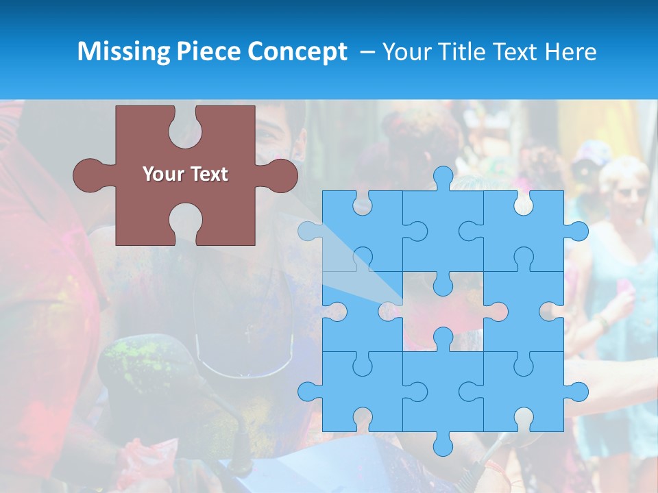 Construction Ball Square PowerPoint Template