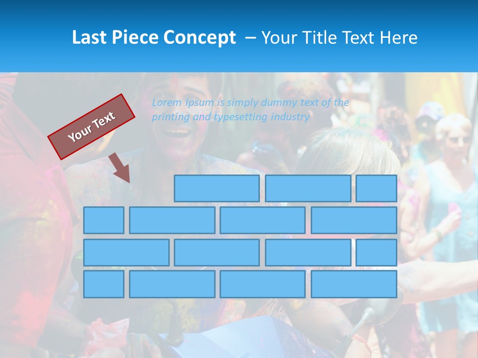Construction Ball Square PowerPoint Template