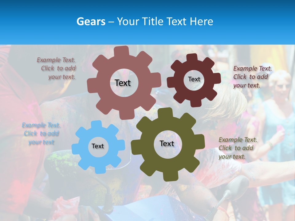 Construction Ball Square PowerPoint Template