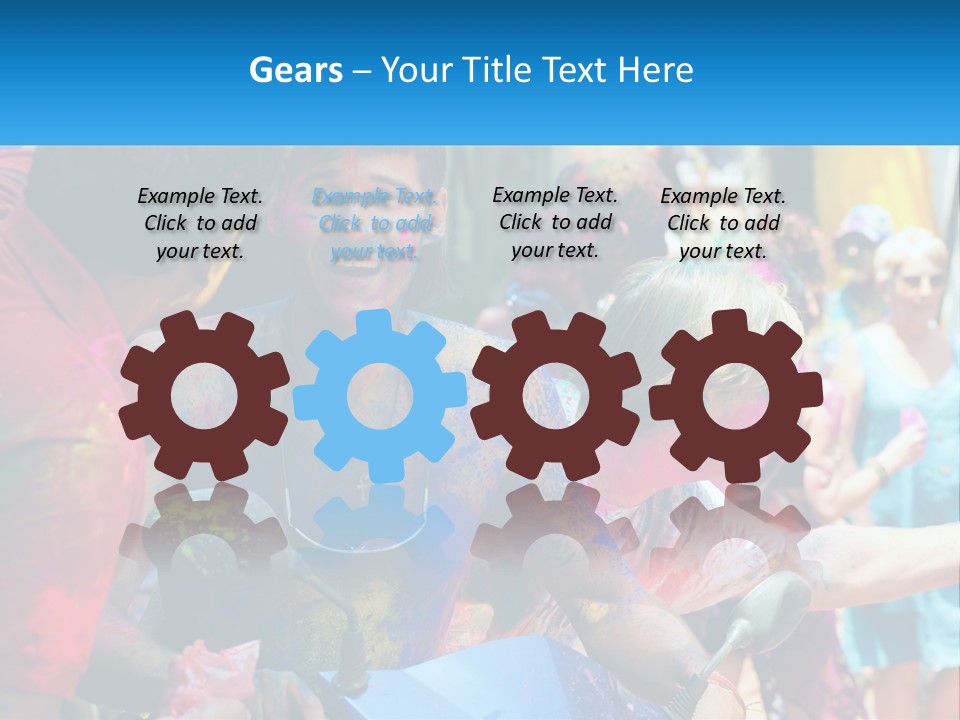 Construction Ball Square PowerPoint Template