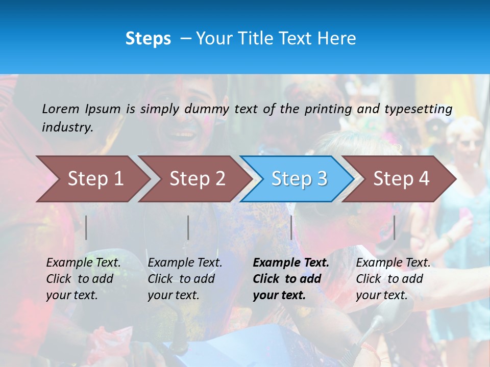 Construction Ball Square PowerPoint Template