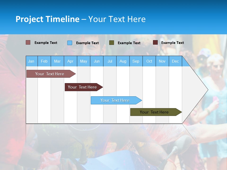 Construction Ball Square PowerPoint Template