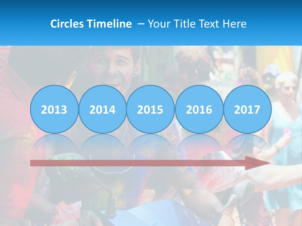 Construction Ball Square PowerPoint Template