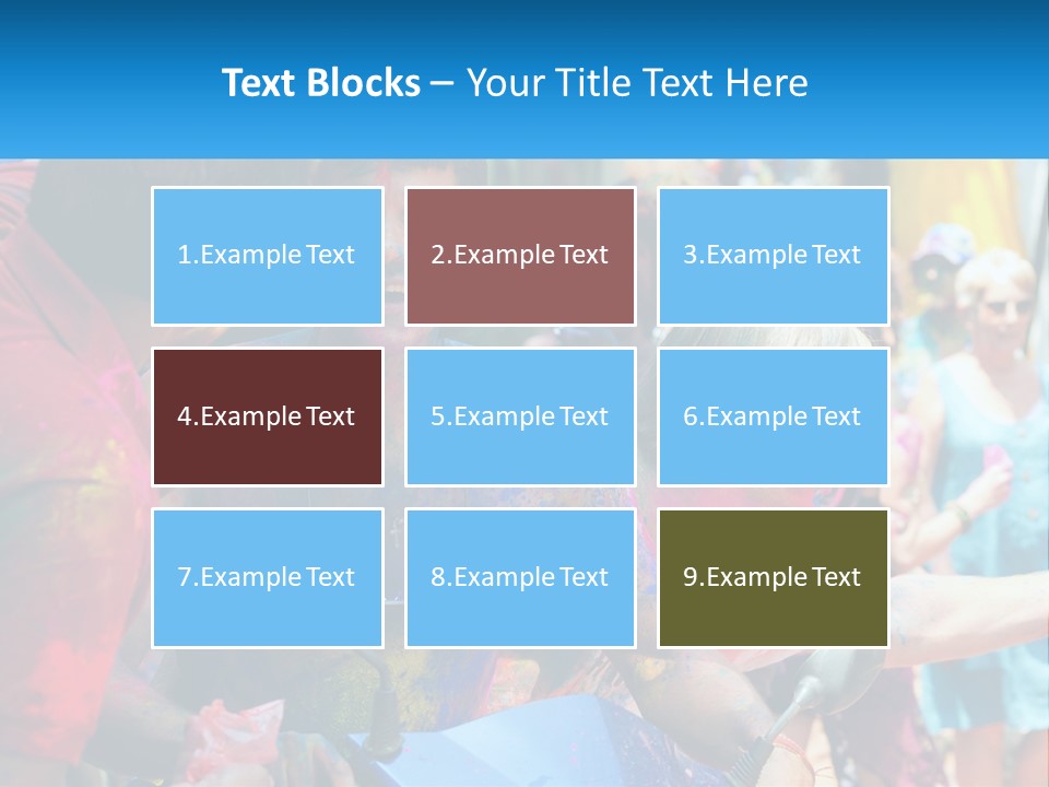 Construction Ball Square PowerPoint Template