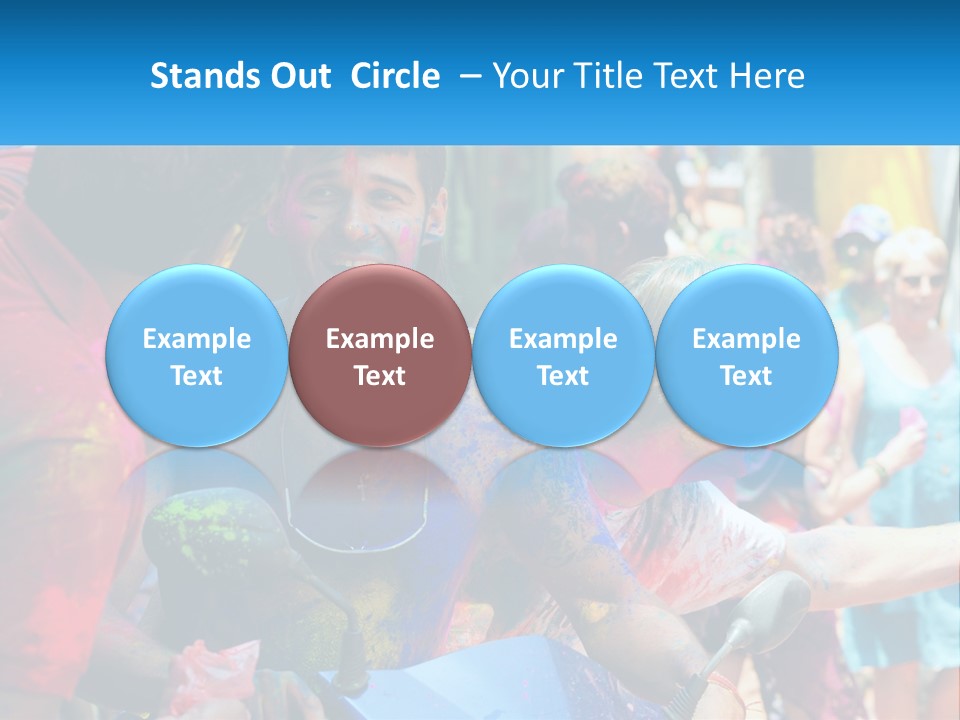 Construction Ball Square PowerPoint Template