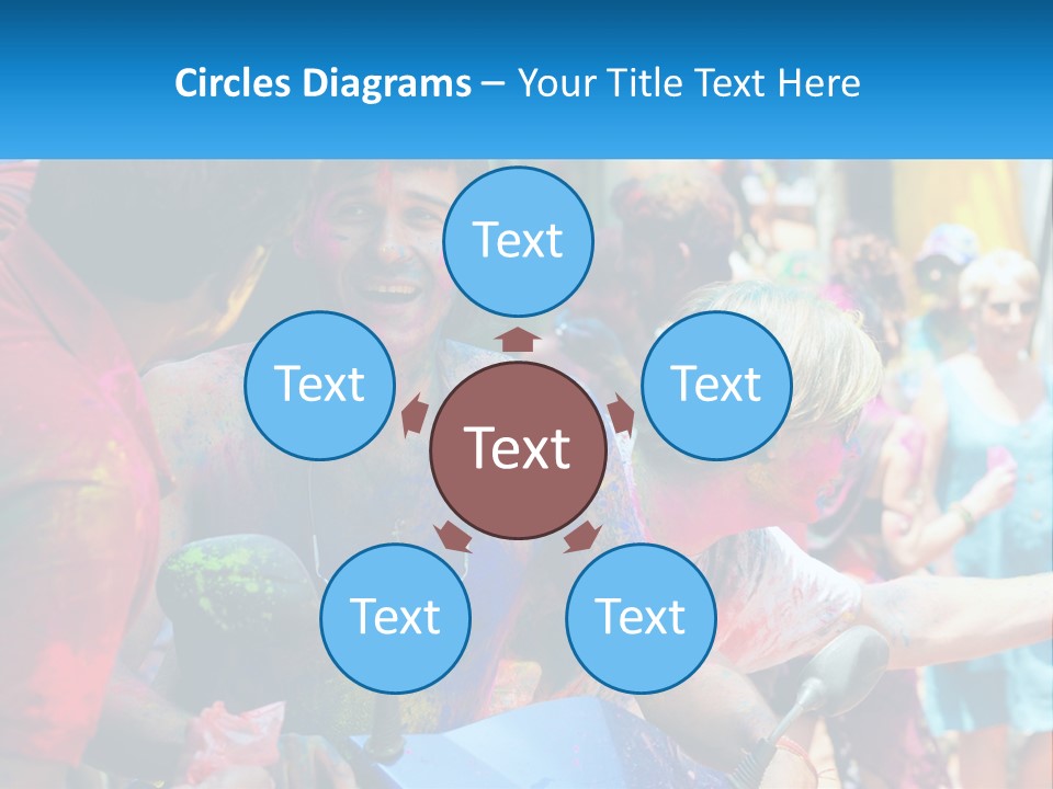 Construction Ball Square PowerPoint Template