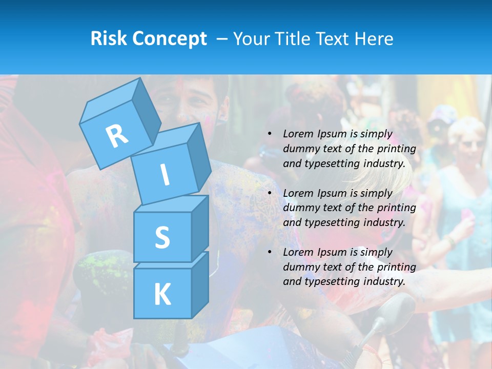 Construction Ball Square PowerPoint Template