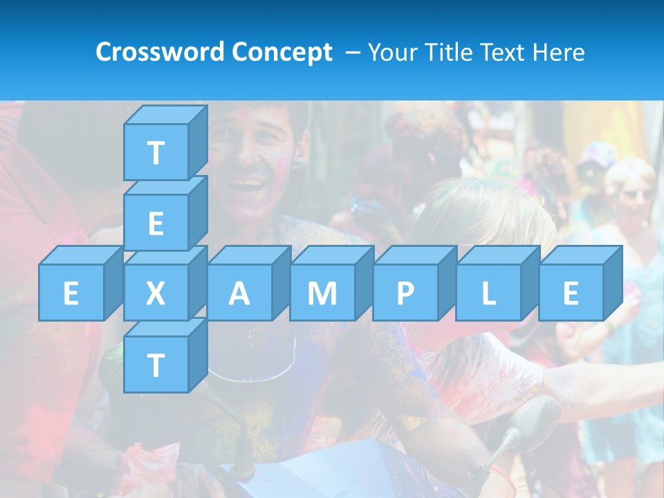 Construction Ball Square PowerPoint Template