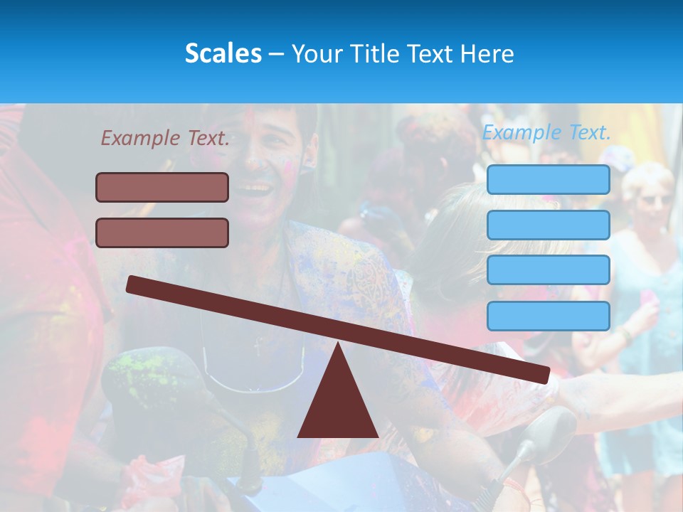 Construction Ball Square PowerPoint Template