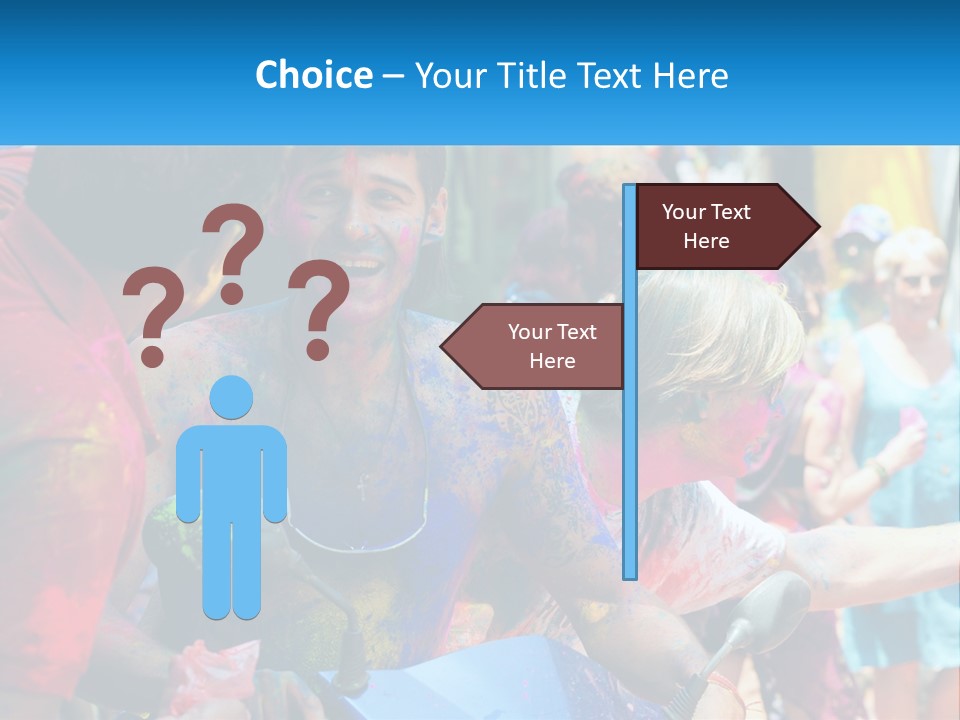 Construction Ball Square PowerPoint Template