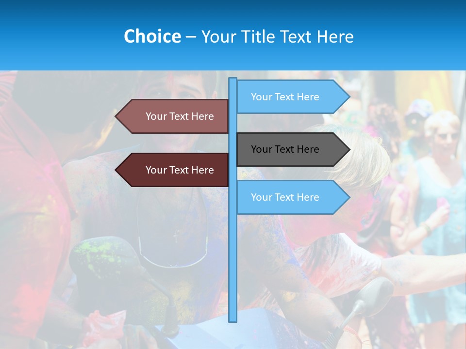 Construction Ball Square PowerPoint Template