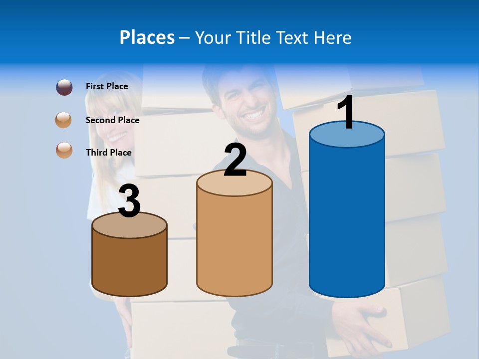 Construction Cube Planet PowerPoint Template