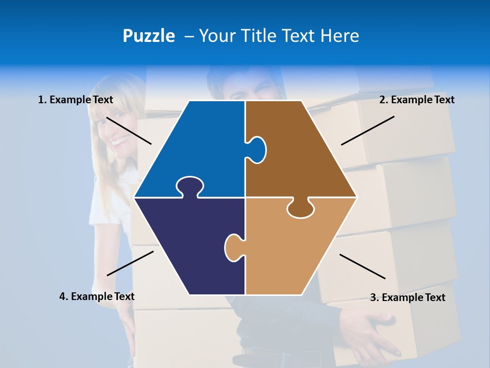 Construction Cube Planet PowerPoint Template