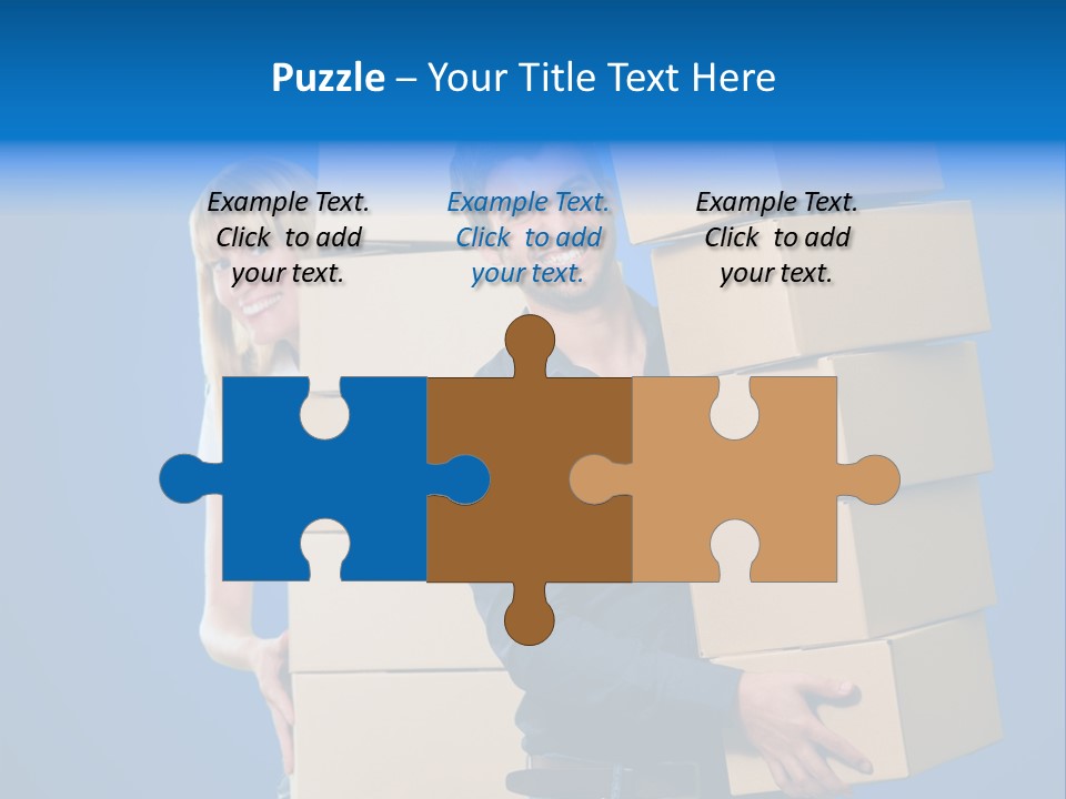 Construction Cube Planet PowerPoint Template