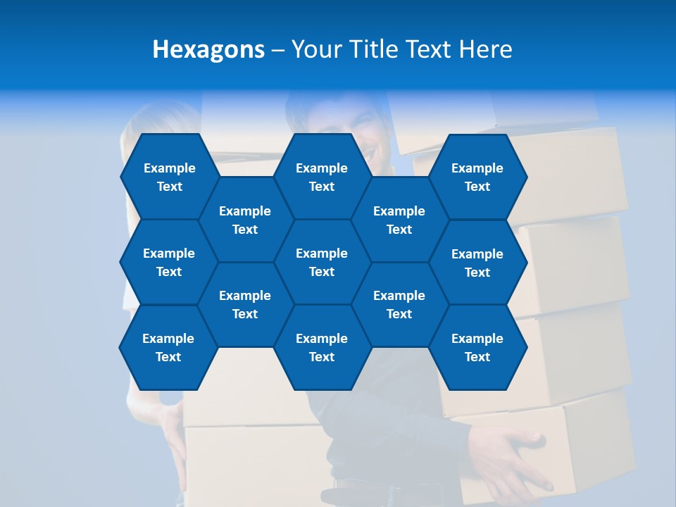 Construction Cube Planet PowerPoint Template