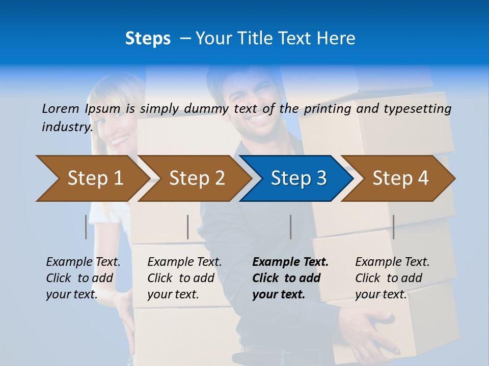Construction Cube Planet PowerPoint Template