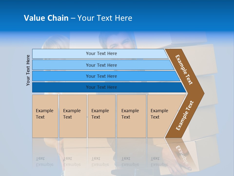 Construction Cube Planet PowerPoint Template