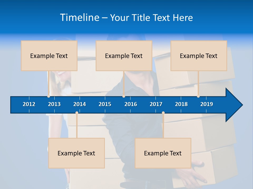 Construction Cube Planet PowerPoint Template