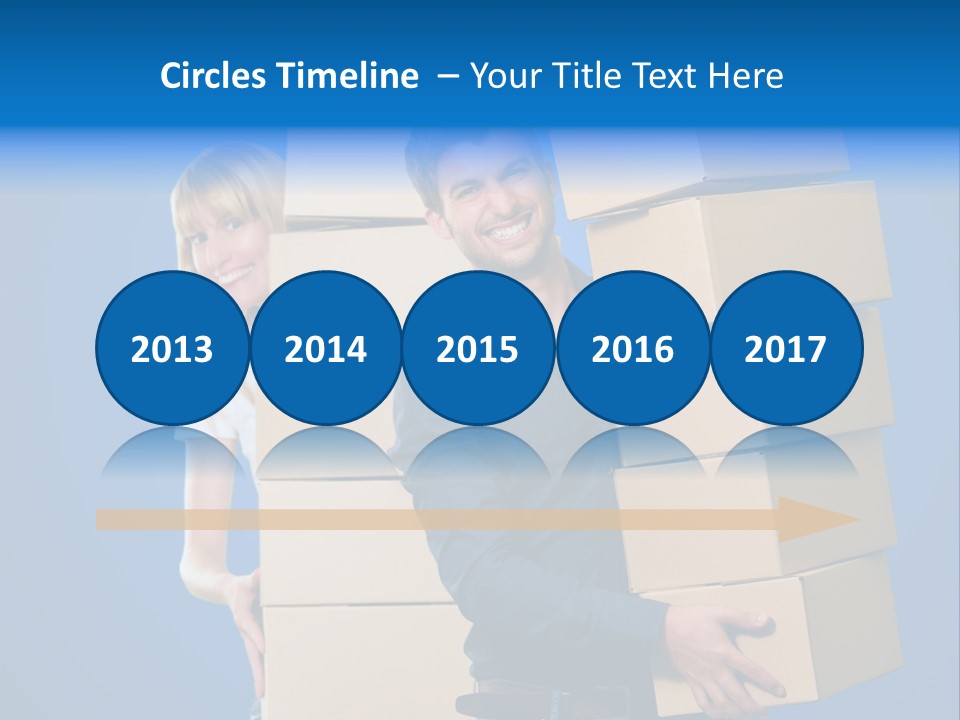 Construction Cube Planet PowerPoint Template