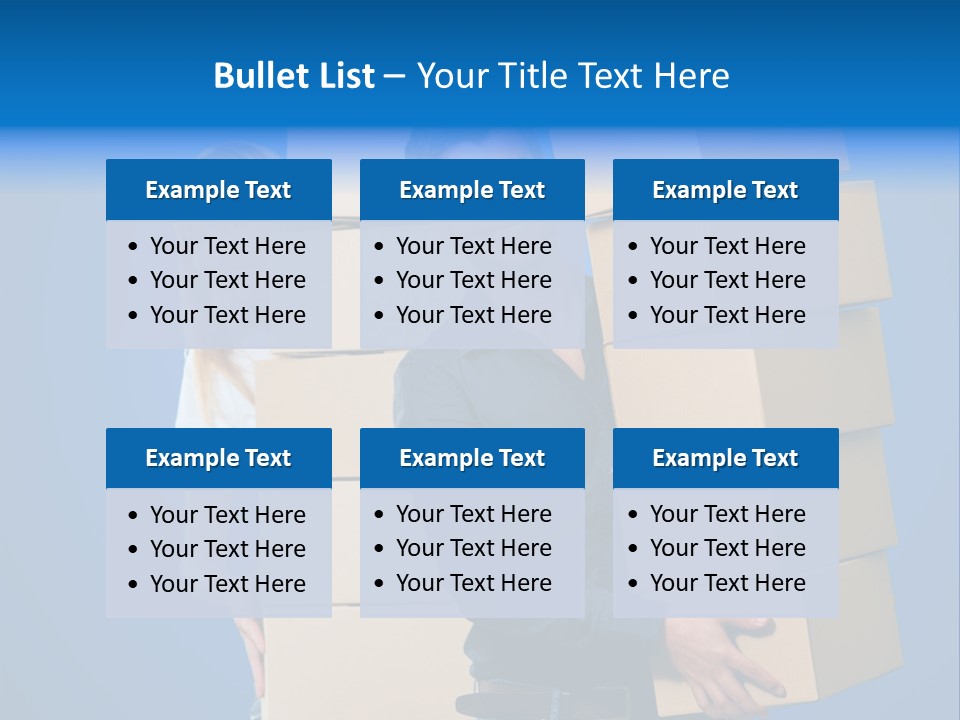 Construction Cube Planet PowerPoint Template