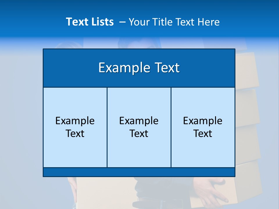 Construction Cube Planet PowerPoint Template