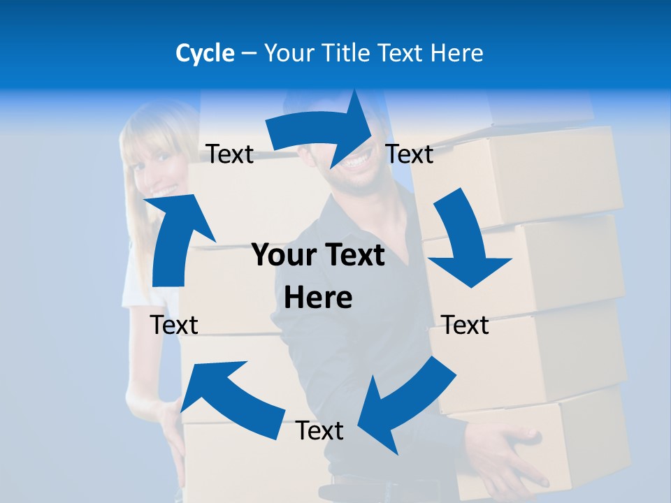 Construction Cube Planet PowerPoint Template