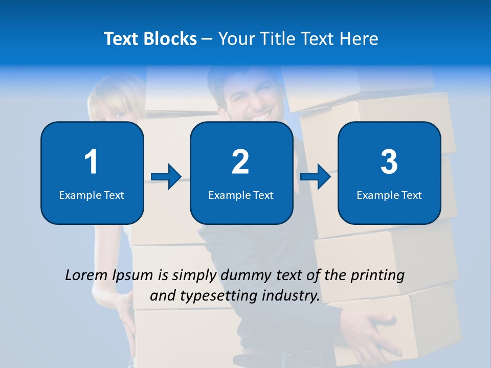 Construction Cube Planet PowerPoint Template