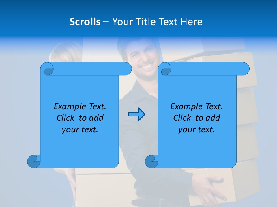 Construction Cube Planet PowerPoint Template