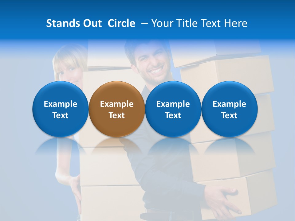 Construction Cube Planet PowerPoint Template