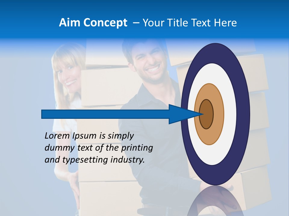 Construction Cube Planet PowerPoint Template